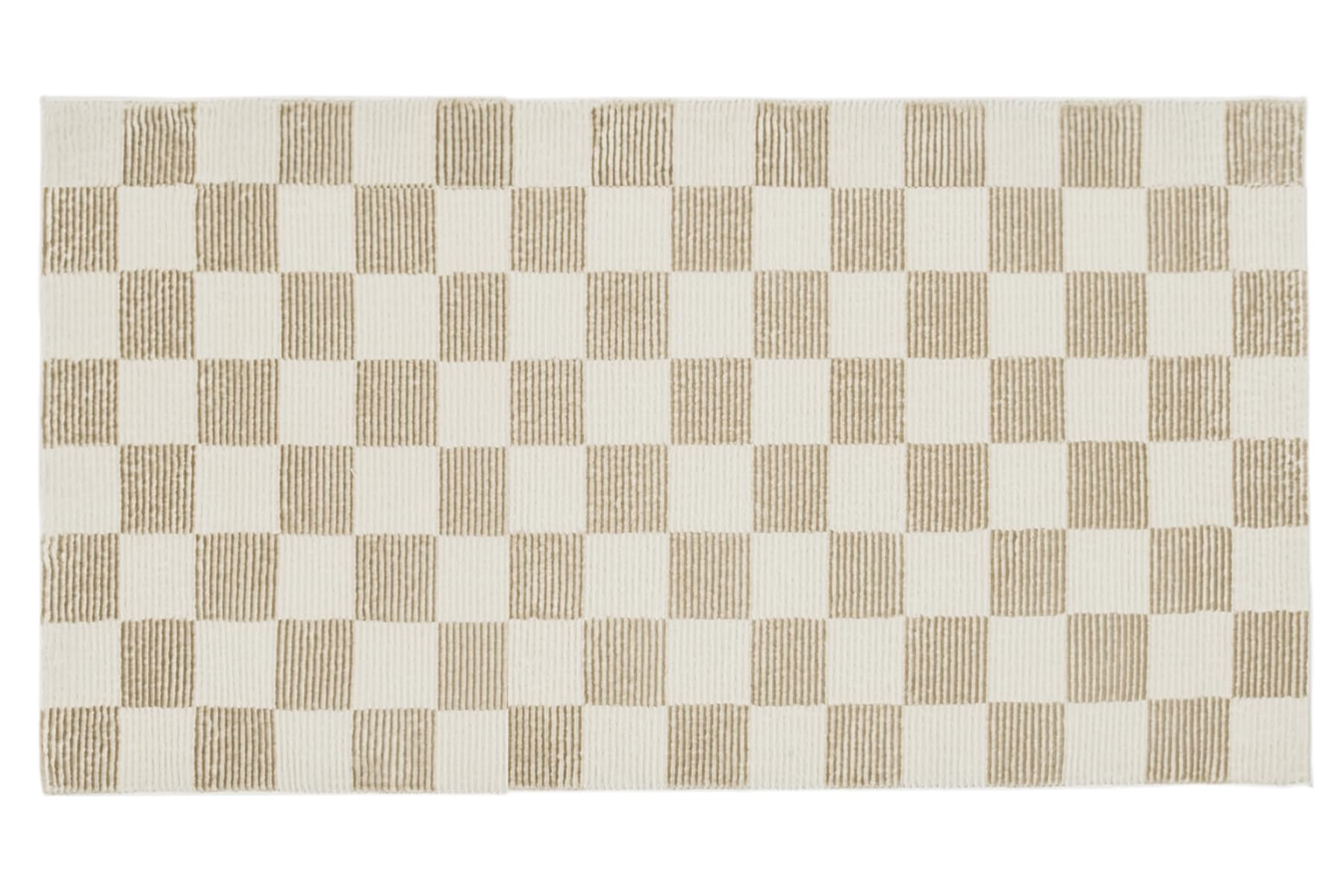 Gambit 3'x5' Machine Washable Area Rug - 100% Recycled Oeko-TEX Certified, Medium Pile, Camel Beige - Perfect for Kitchen, Bedroom, Living Room & Entryway