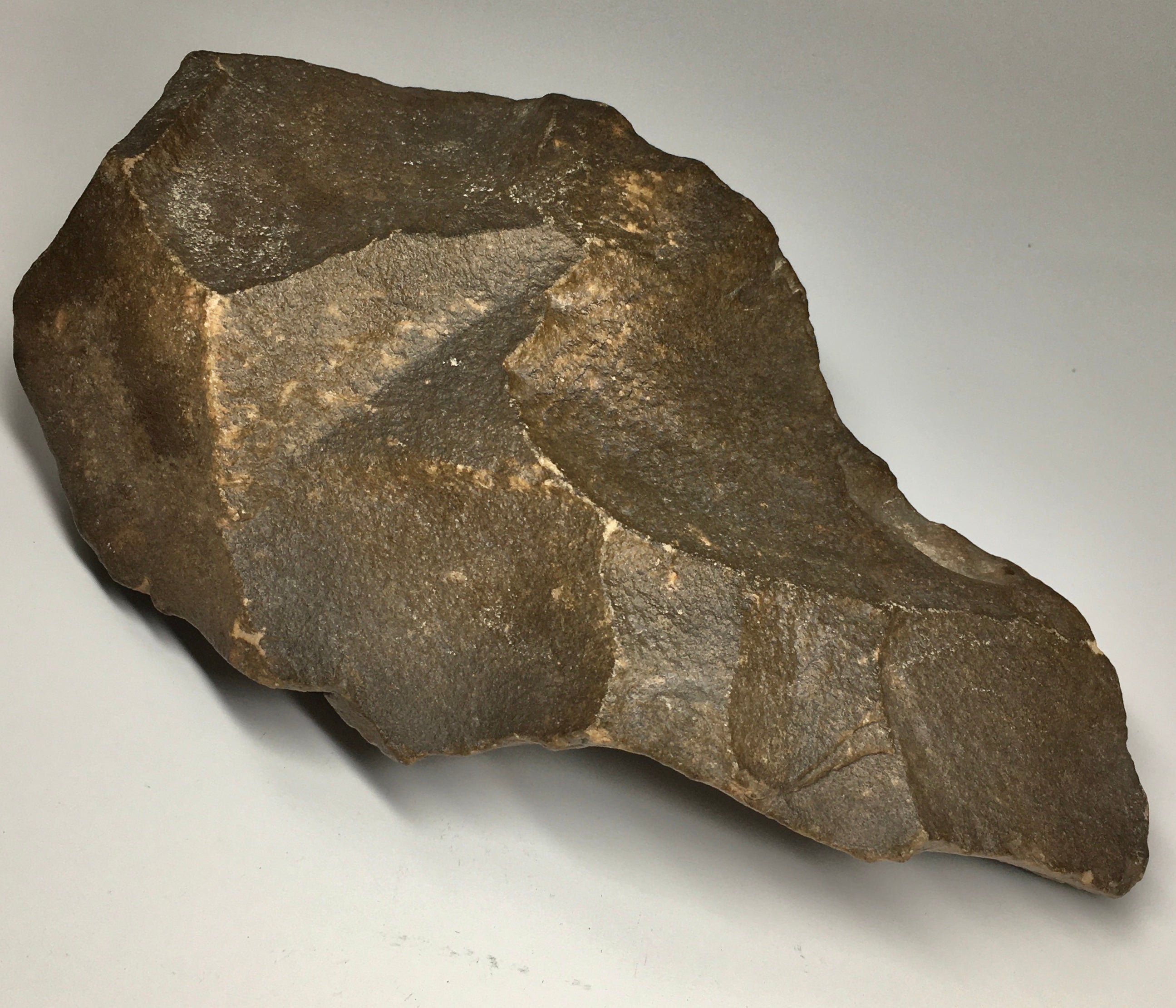 Authentic Homo Erectus Hand Axe Replica - Primitive Stone Tool for Archaeology Enthusiasts & Collectors | Perfect for Museum Displays, Historical Reenactments, and Educational Purposes