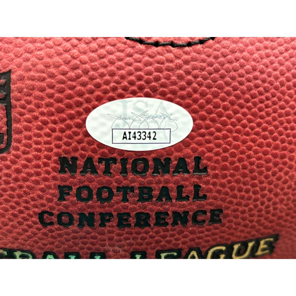 George Kittle Autographed San Francisco 49ers NFL Football with JSA COA - Official Duke Game Ball - Perfect for 49ers Fans, Sports Memorabilia Collectors & Man Cave Decor