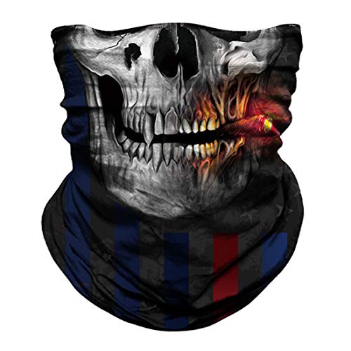 Black-smoking Skull