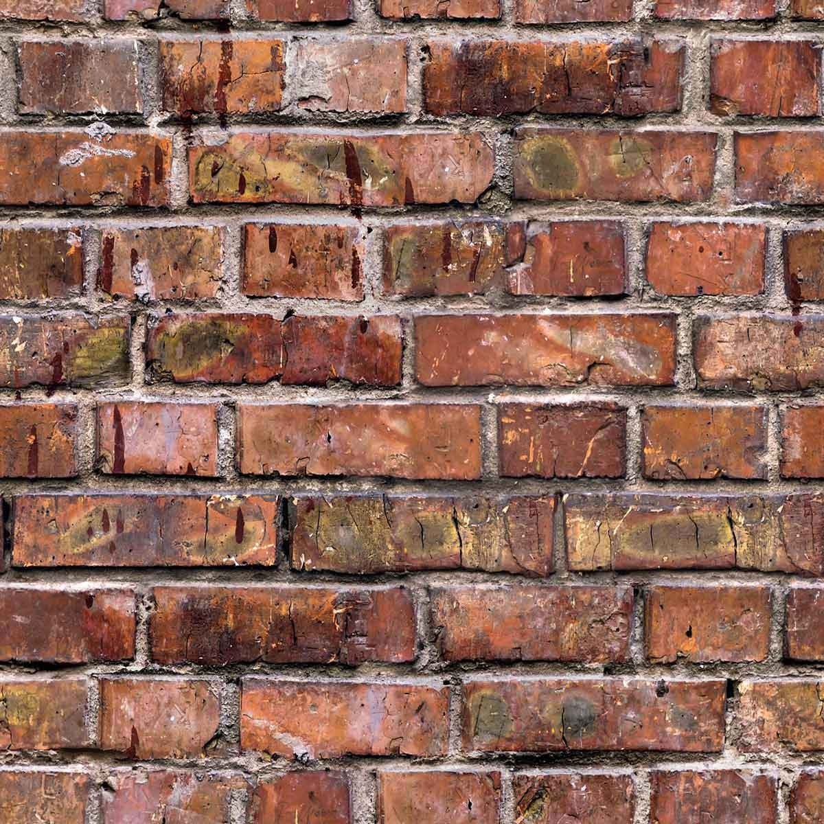 Red Brick Texture Peel and Stick Removable Wallpaper - Self-Adhesive DIY Wall Covering for Home Decor, Accent Walls & Rental Apartments