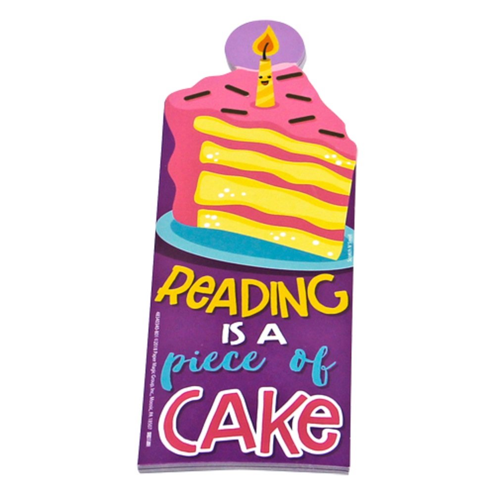 Eureka Cake Scented Bookmarks - 24 Pack Sweet Dessert Scented Page Markers for Books, Cookbooks & Baking Enthusiasts - Perfect Gift for Book Lovers & Bakers