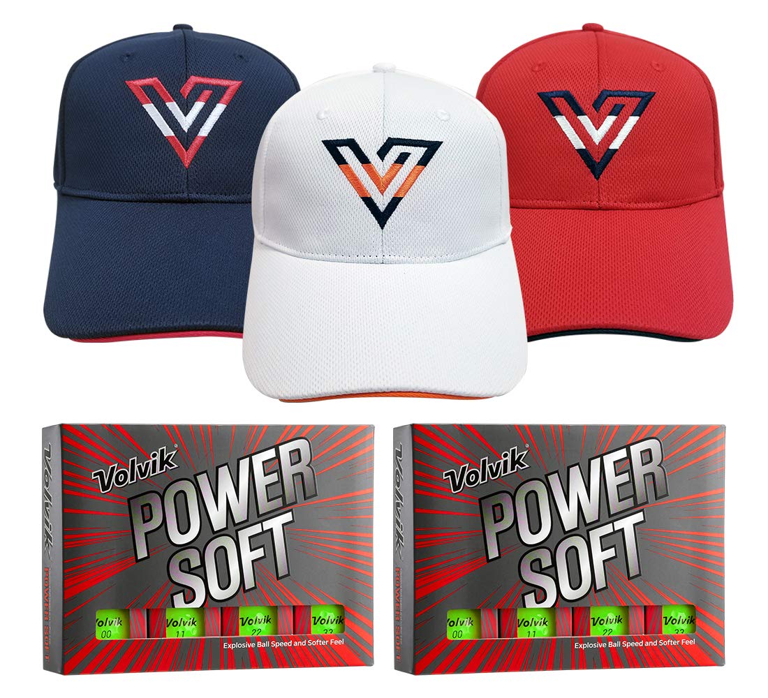 Volvik Power Soft High-Speed Golf Balls - 12 Pack Bundle with Explosive Distance & Soft Feel | Perfect for Tournament Play, Driving Range Practice & Gift Giving