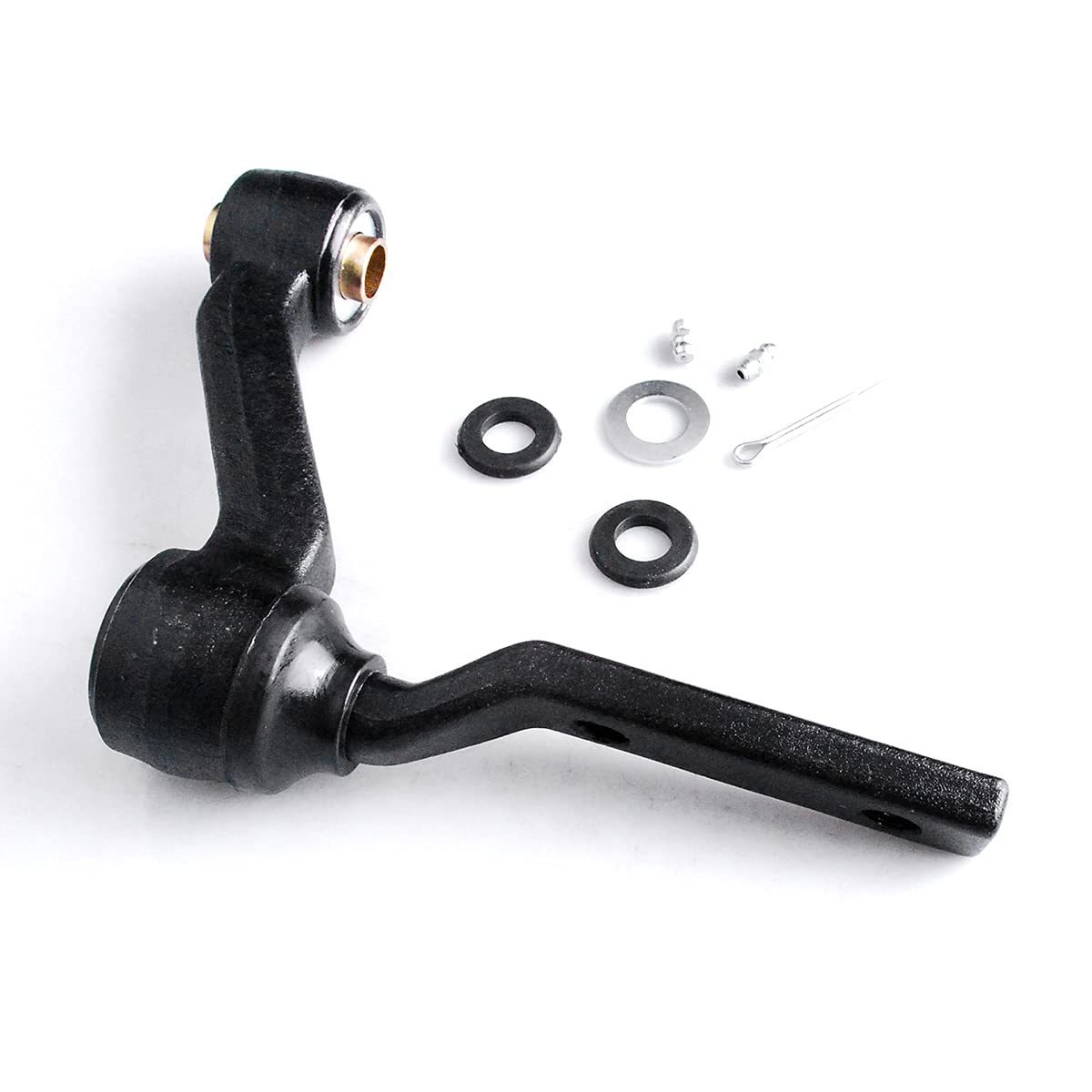 2 Pack Pitman Arm & Idler Arm Kit Compatible with 1995-2002 Ford Crown Victoria, Lincoln Town Car, Mercury Grand Marquis - Heavy Duty Steering Replacement Parts for Smoother Ride & Better Control - Perfect for DIY Repairs & Professional Mechanics