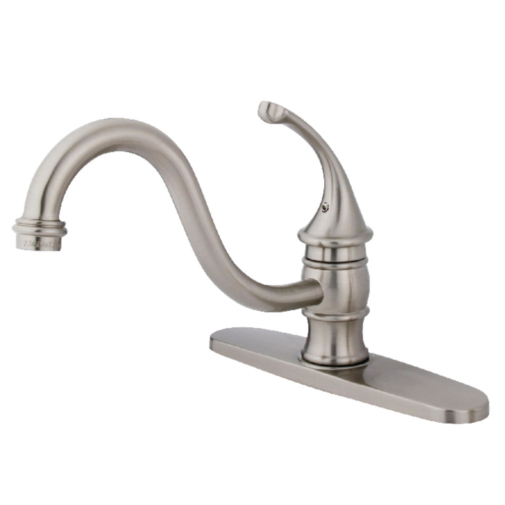 Kingston Brass KB3575GLLS Georgian 8-Inch Centerset Kitchen Faucet - No Sprayer - Classic Single Handle Design for Small Sinks - Perfect for Apartments, RVs & Cozy Kitchens