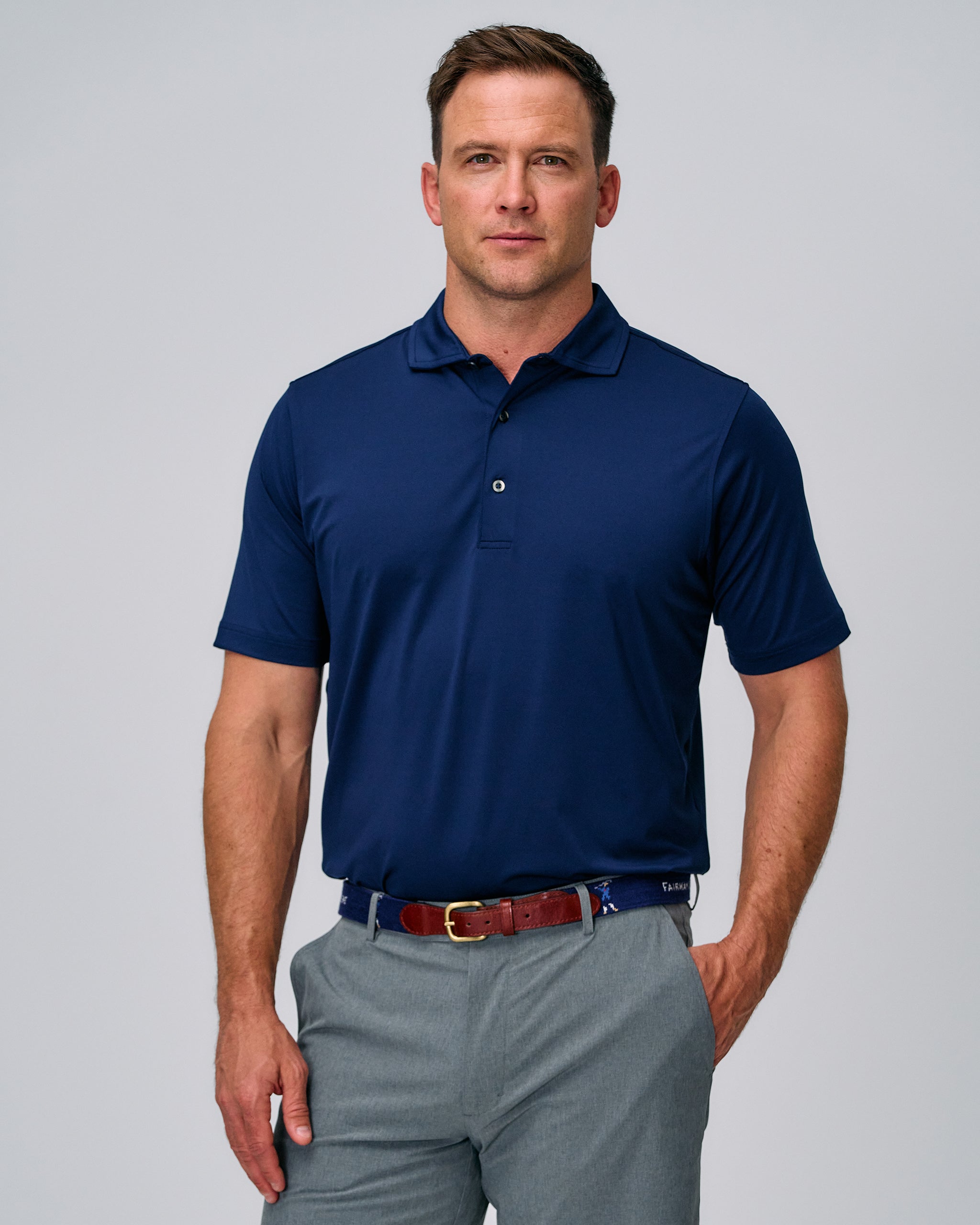 Premium MIDDLETON Solid Polo Shirt for Men - Classic Fit, Breathable Cotton, Versatile Casual & Business Wear - Perfect for Office, Golf, and Everyday Outfits