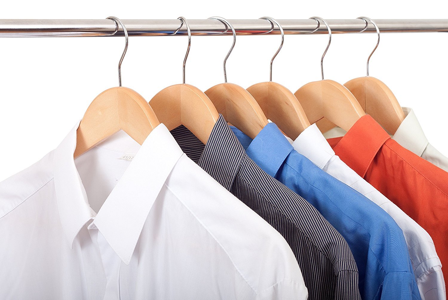 Premium 10-Pack Solid Wood Clothes Hangers - Natural Finish Multi-Functional Garment Hangers for Suits, Pants & Coats | Durable Wardrobe Organizer for Closet, Laundry Room & Travel