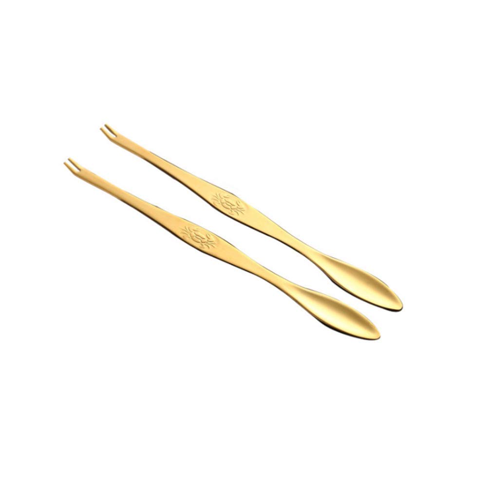 **Cabilock 6-Piece 304 Stainless Steel Lobster Picks & Seafood Forks Set – Crab, Shrimp, Nut, and Shellfish Tools – Perfect for Seafood Boils, Crab Legs, and Nut Cracking**