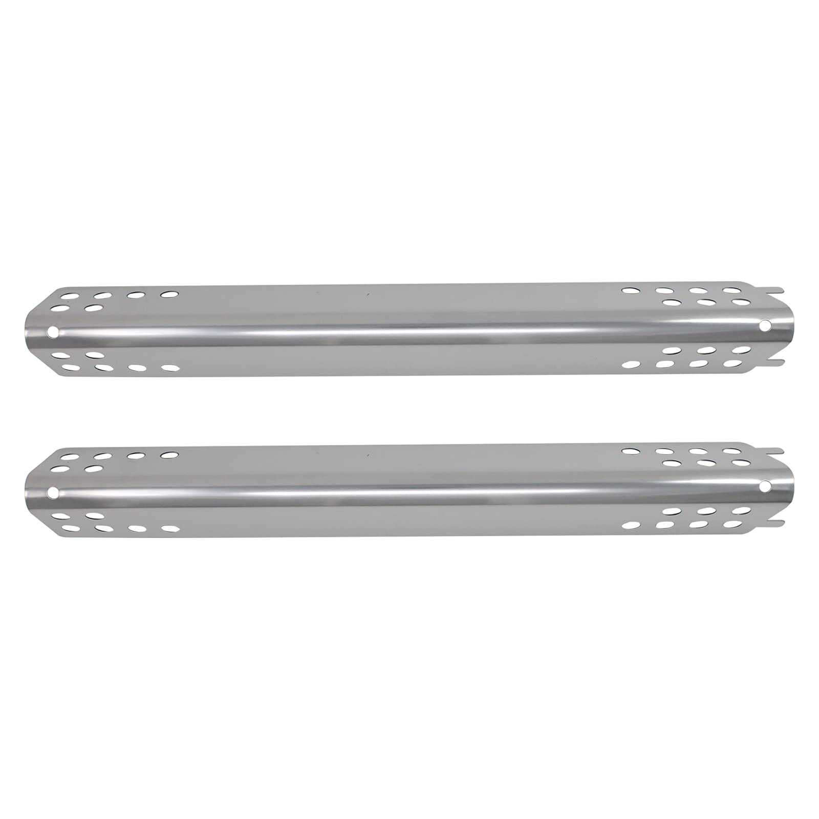 2-Pack Stainless Steel BBQ Grill Heat Shield Plate for Char-Broil 463645015 - Replacement Flame Tamer, Guard & Deflector | Compatible with 15