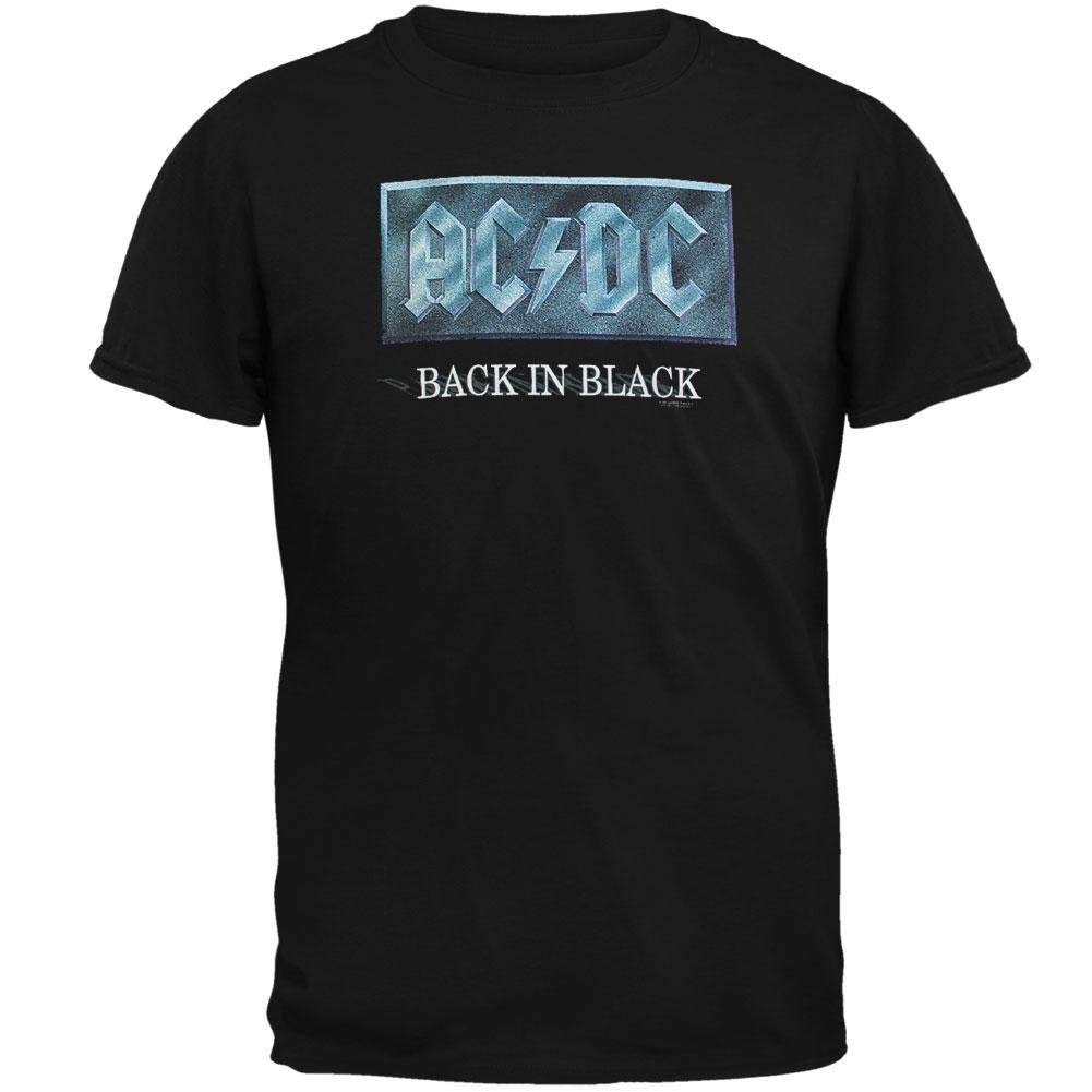 AC/DC Back in Black Vintage Band T-Shirt - Small Size - Classic Rock Music Merchandise - Perfect for Concerts, Gifts & Casual Wear