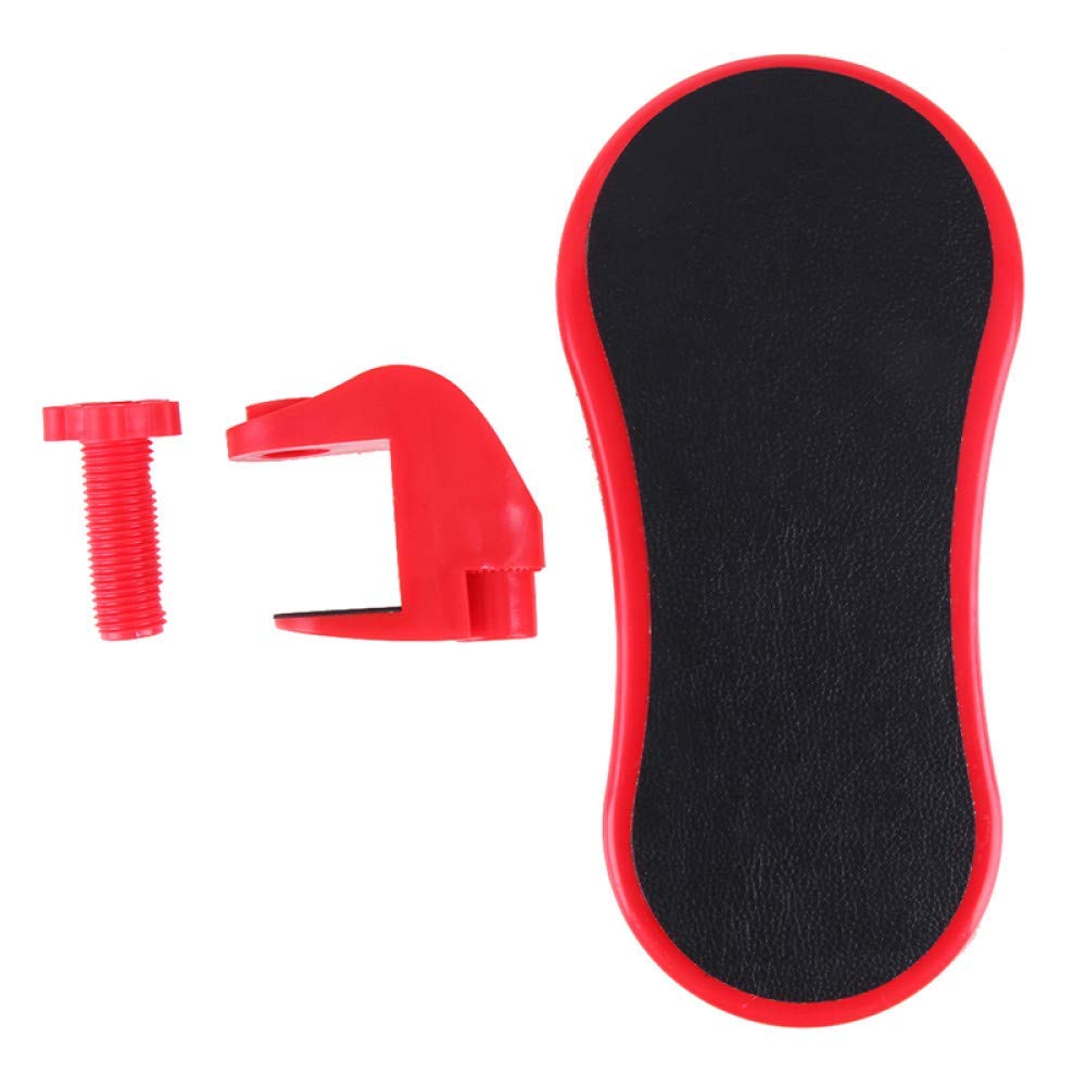 Ergonomic Mouse Pad with Attachable Armrest - Comfortable Wrist Support for Computer Desk, Gaming & Office Use - Red Cushion Protects Hand, Shoulder & Arm - Perfect for Long Hours of Typing & Gaming