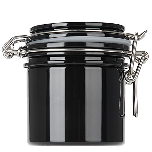 Premium Eyelash Glue Storage Container - Leakproof Sealed Jar for Eyelash Extension Adhesive (Black) | Perfect for Salon Professionals & DIY Lash Artists | Keep Your Lash Glue Fresh & Organized