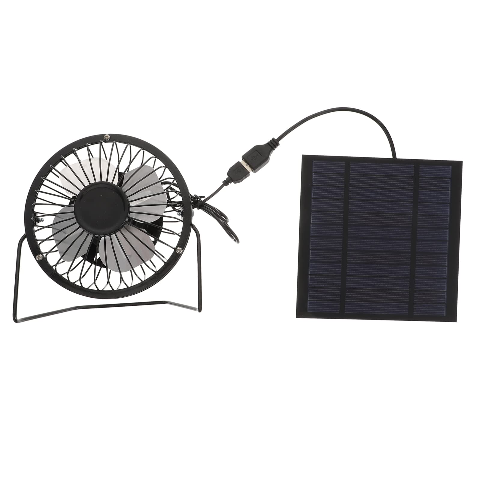 YARNOW 50W Solar Powered Ventilation Fan Set - Cooling Fan for Livestock Farms, Pet Houses & Chicken Coops | Heat Dissipation & Air Circulation Solution for Dog Houses, Barns & Outdoor Animal Shelters | Eco-Friendly Solar Panel System for Summer Cooling