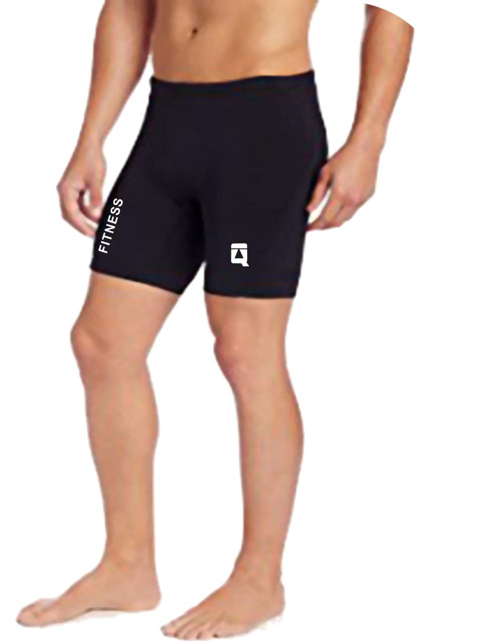 Quada Men's Compression Workout Shorts - Breathable Quick-Dry Gym Shorts for Running, Training & Sports | Moisture-Wicking Activewear for Men's Fitness & Workout