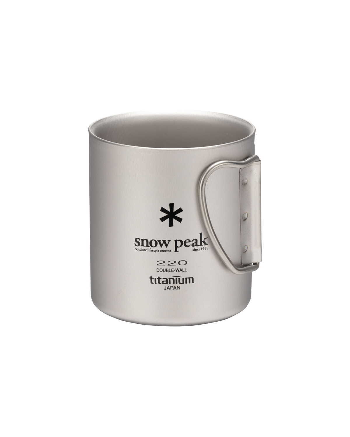 Double Wall Insulated 220ml Titanium Camping Mug - Lightweight & Durable for Hiking, Backpacking & Outdoor Adventures