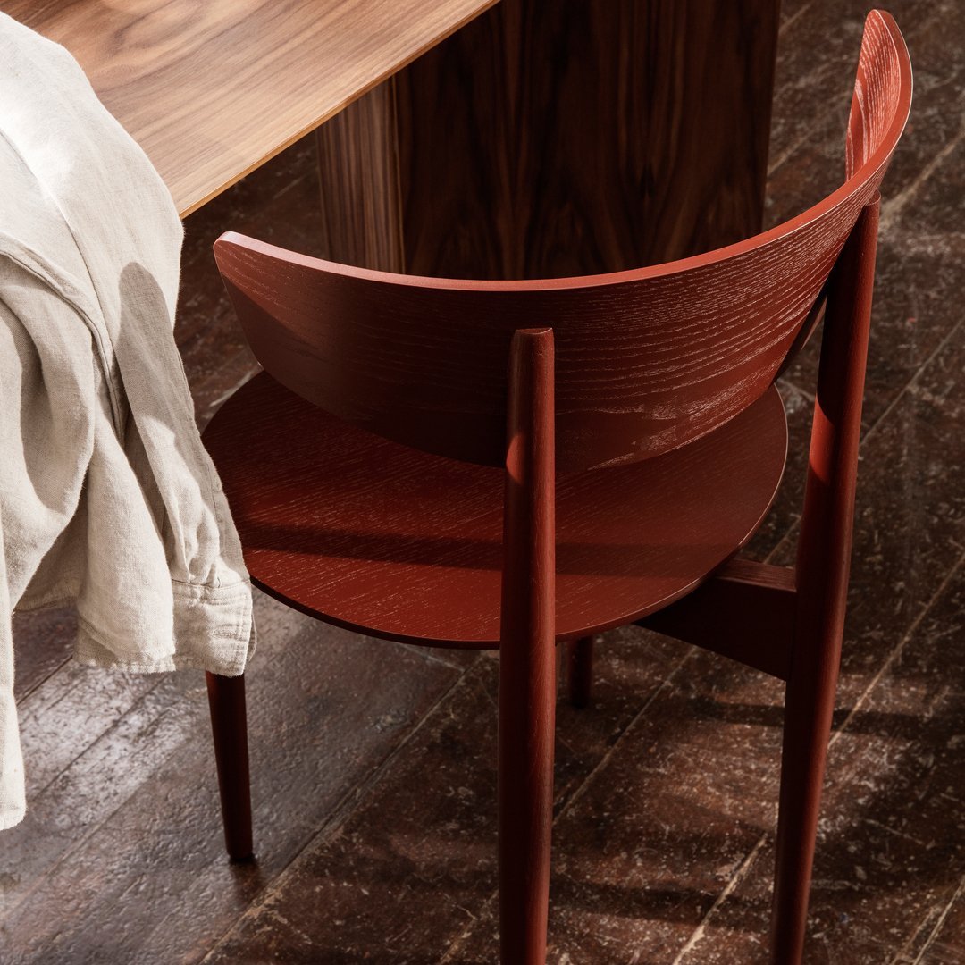 Herman Solid Wood Dining Chair - Sturdy & Comfortable Wooden Chair for Kitchen, Dining Room, and Restaurant Use