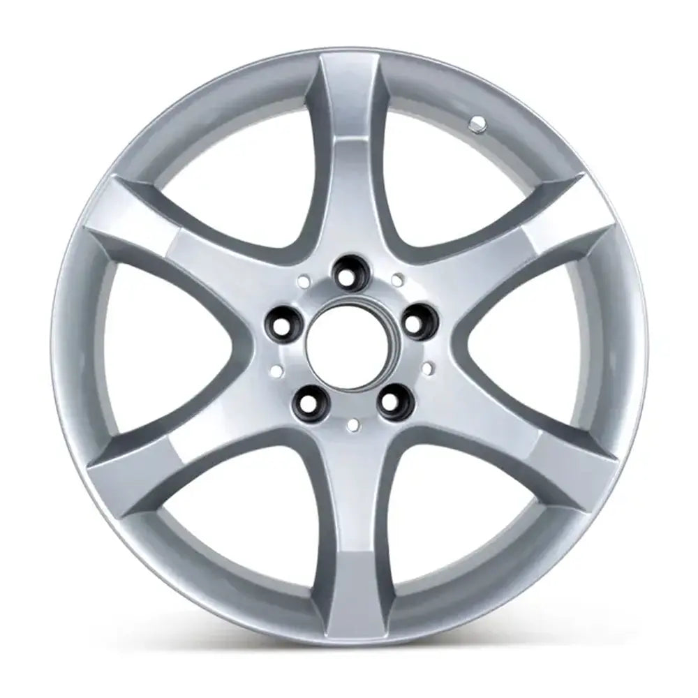 17 Inch Mercedes C230 Wheel Replacement - Silver Replica Rim 65436 | Compatible with C-Class Sedan & Coupe | Perfect for Car Upgrades & Customization