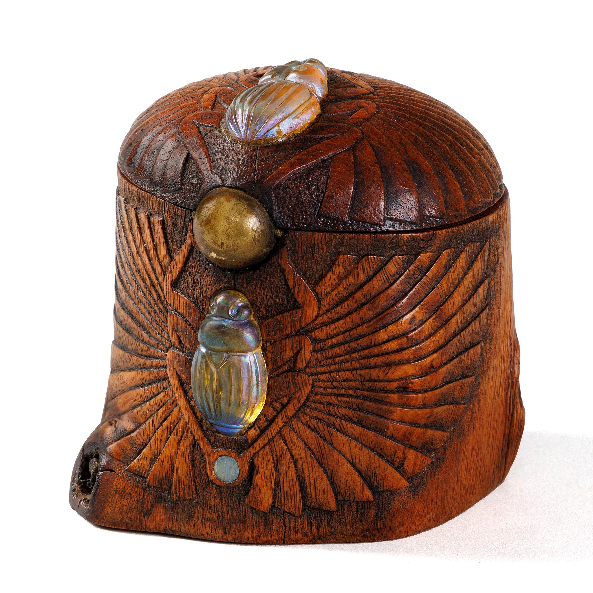 Tiffany Studios New York Scarab Humidor Box - Luxury Cigar Storage for Collectors & Home Decor - Perfect for Gifts & Display Cases