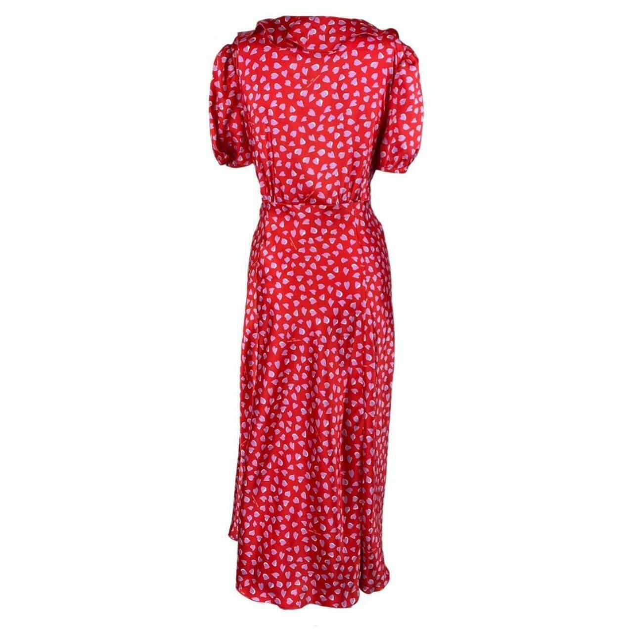 Marc Jacobs The Love Red Heart Print Dress - Women's Size US6 (UK10) | Flirty & Romantic Valentine's Day Outfit for Date Night & Special Occasions