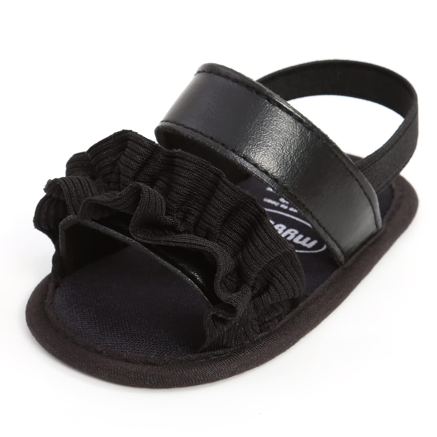 Baby Girls Sandals - Anti-Slip Soft Sole First Walkers for Summer Play