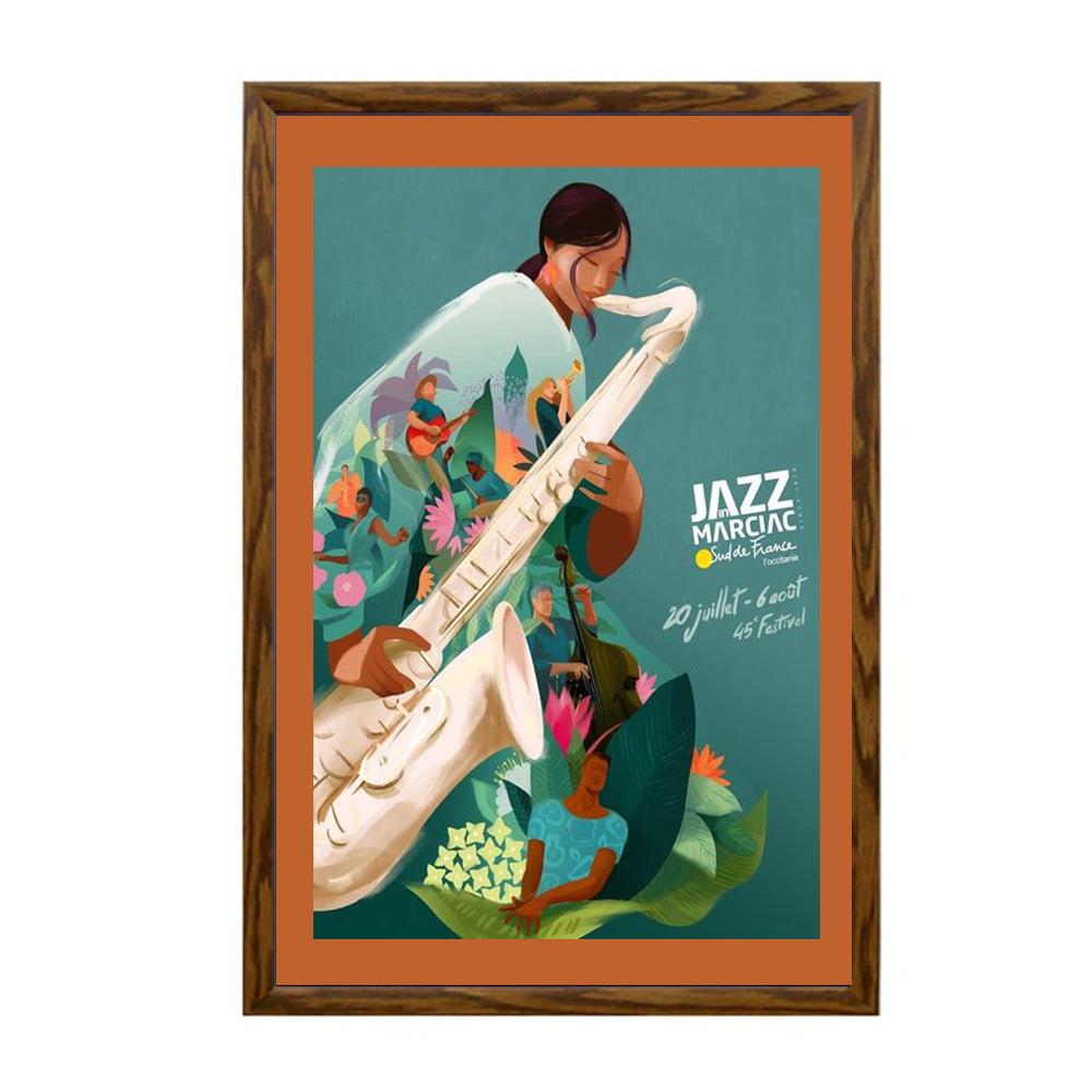 30x40 Designer Wood Snap Frames for Posters - 4 Wide Matboard Display - Perfect for Home Decor, Office Art & Gallery Exhibitions