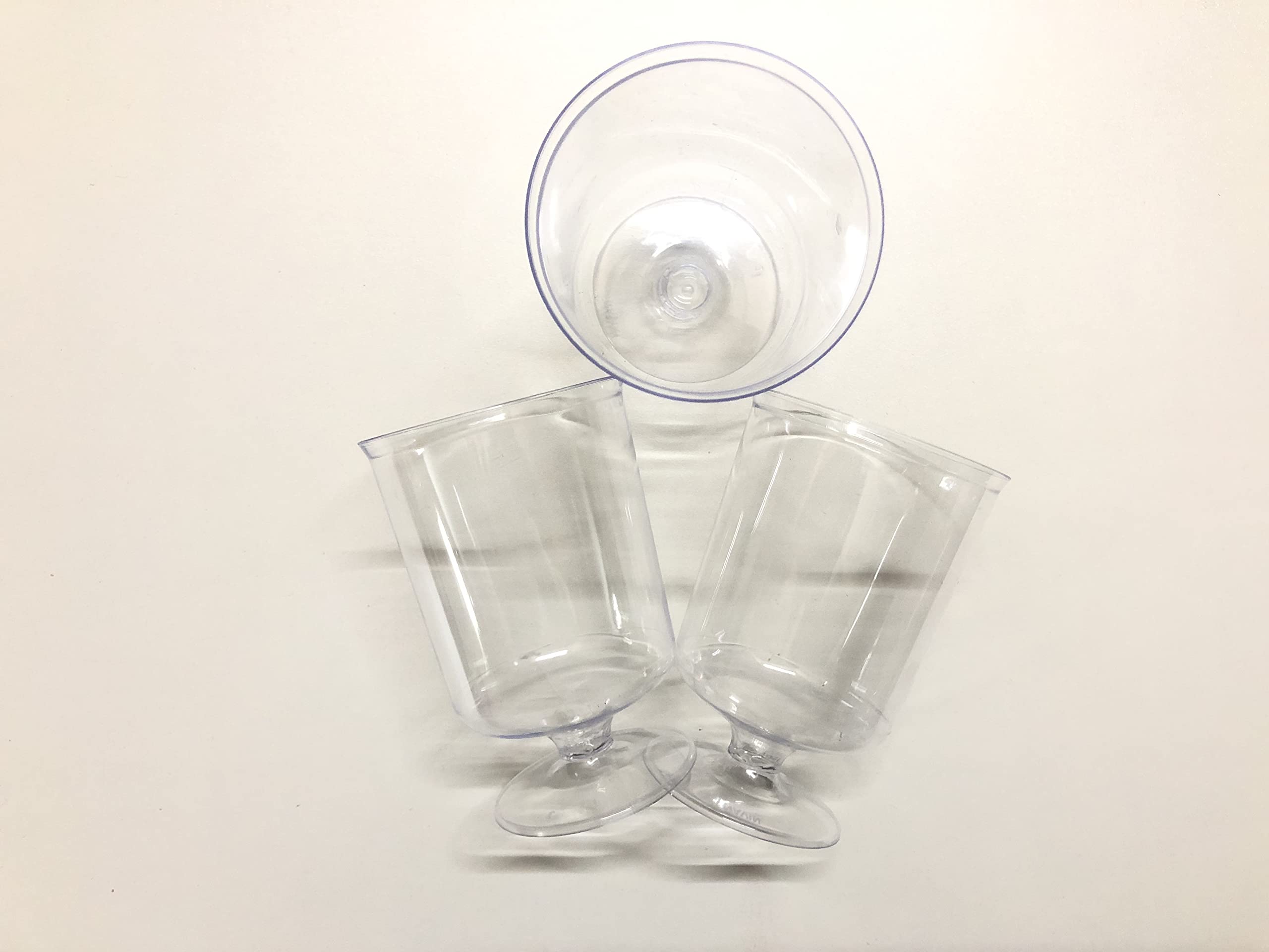 Eco-Friendly Biodegradable Plastic Wine Glasses - 30 Pack (150ml) | Multipurpose Drinking Cups for Wine, Juice, Pudding & Desserts | Food Grade, Dishwasher & Freezer Safe | Perfect for Parties, Picnics & Home Entertaining