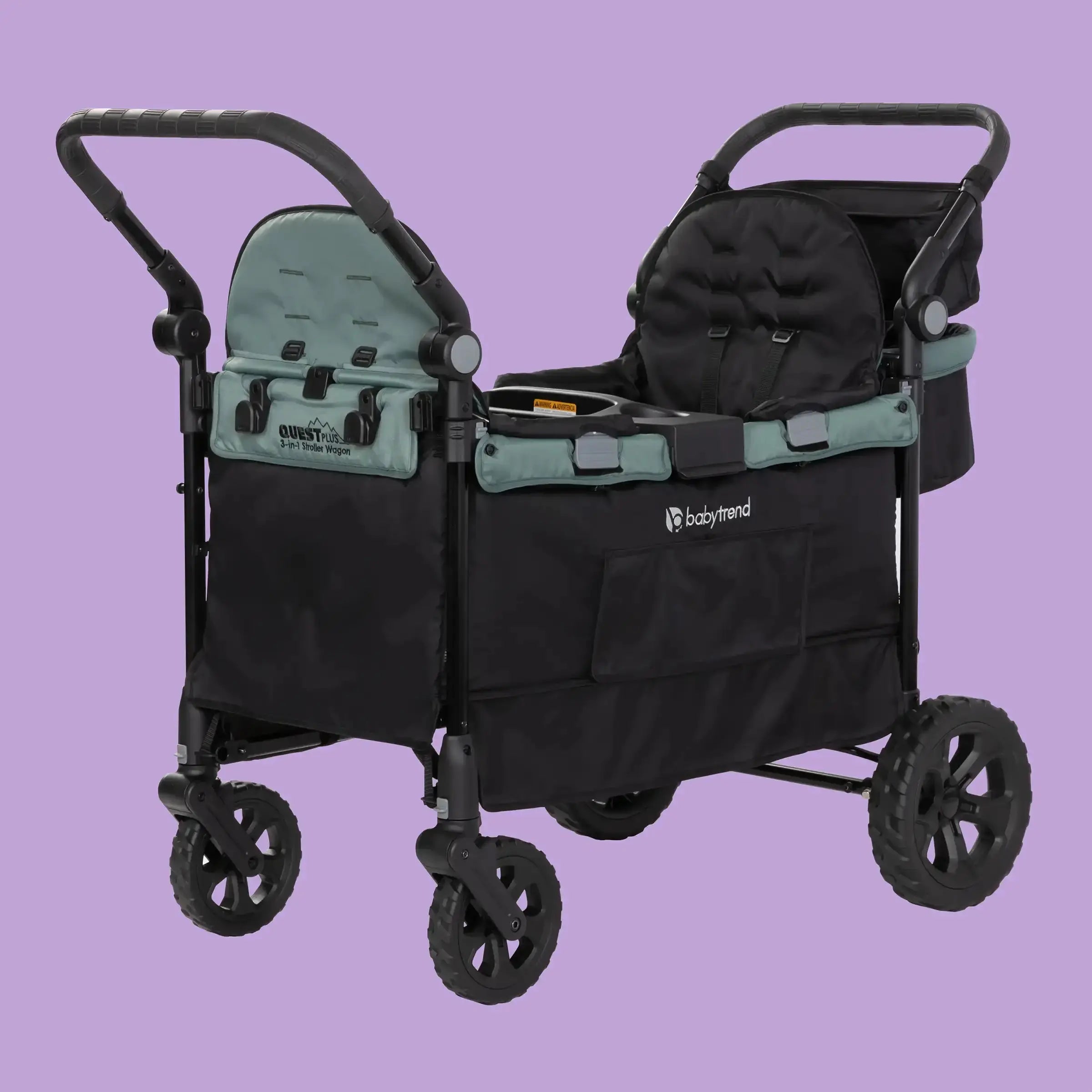 Quest PLUS 3-in-1 Stroller Wagon in Madrid Green - Convertible Baby Stroller & Wagon for Toddlers (Target Exclusive) | Perfect for Park Outings, Beach Trips & Family Adventures