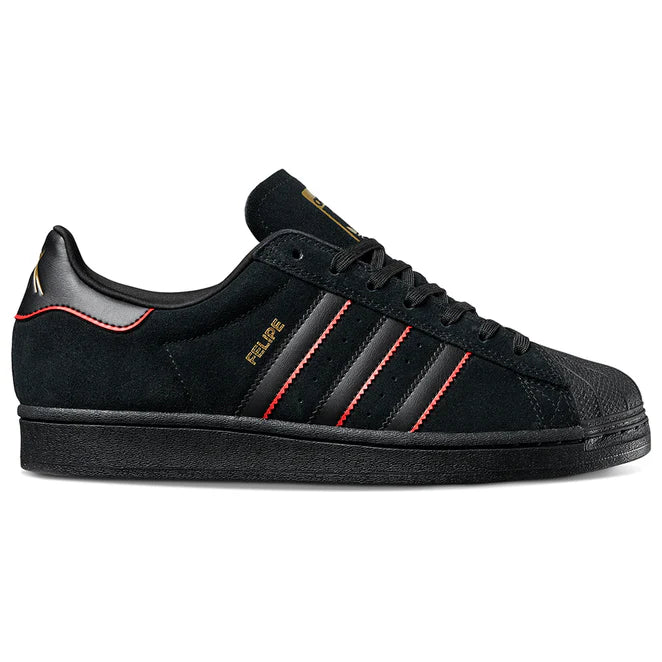 Adidas Superstar X Felipe Gustavo Skate Shoes - Men's Classic Sneakers for Skateboarding & Streetwear Fashion | Durable Comfort for Daily Wear & Sports