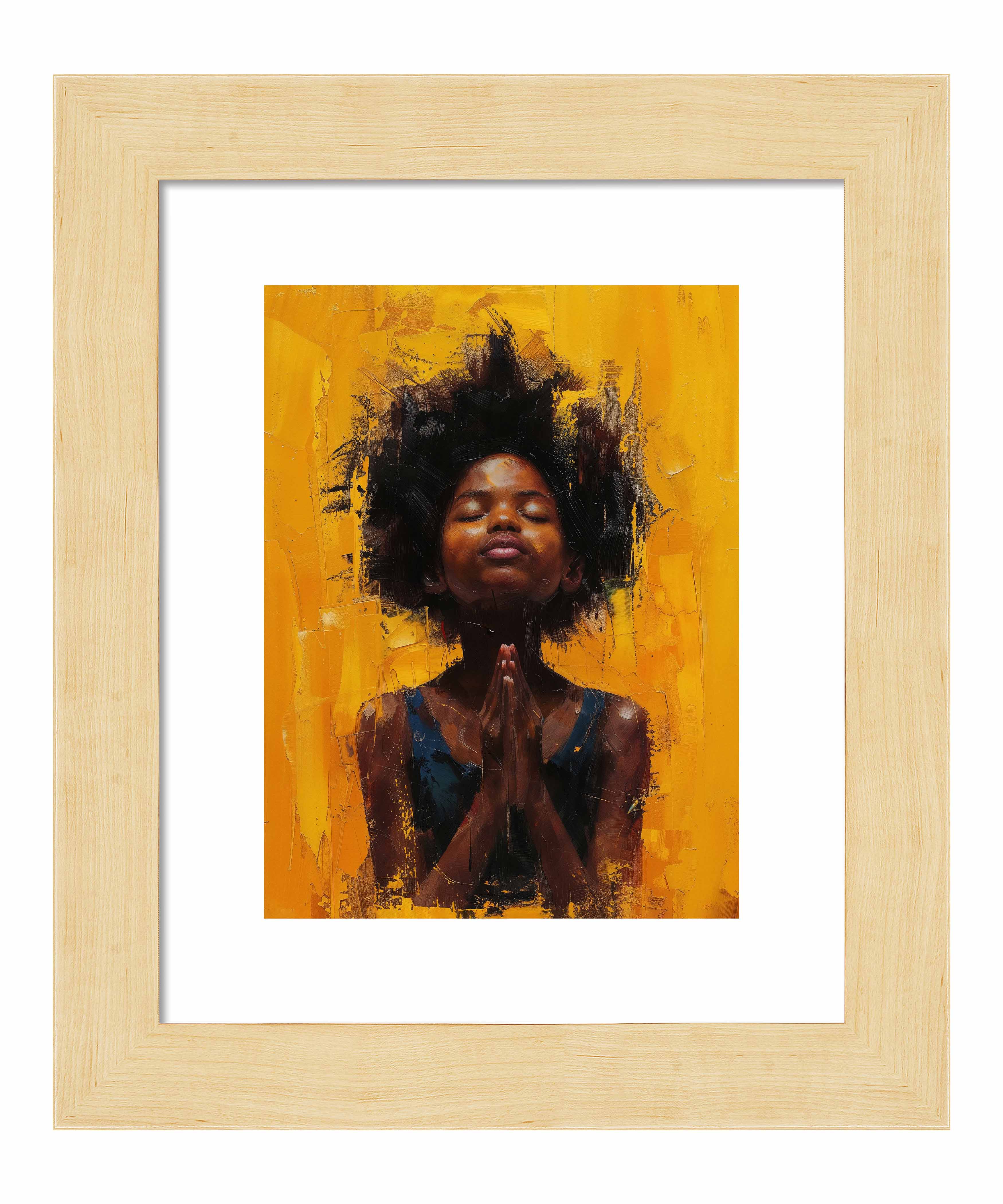 Devotional Art Prints with Candlelight - Perfect for Home Decor, Meditation Spaces & Spiritual Gifts