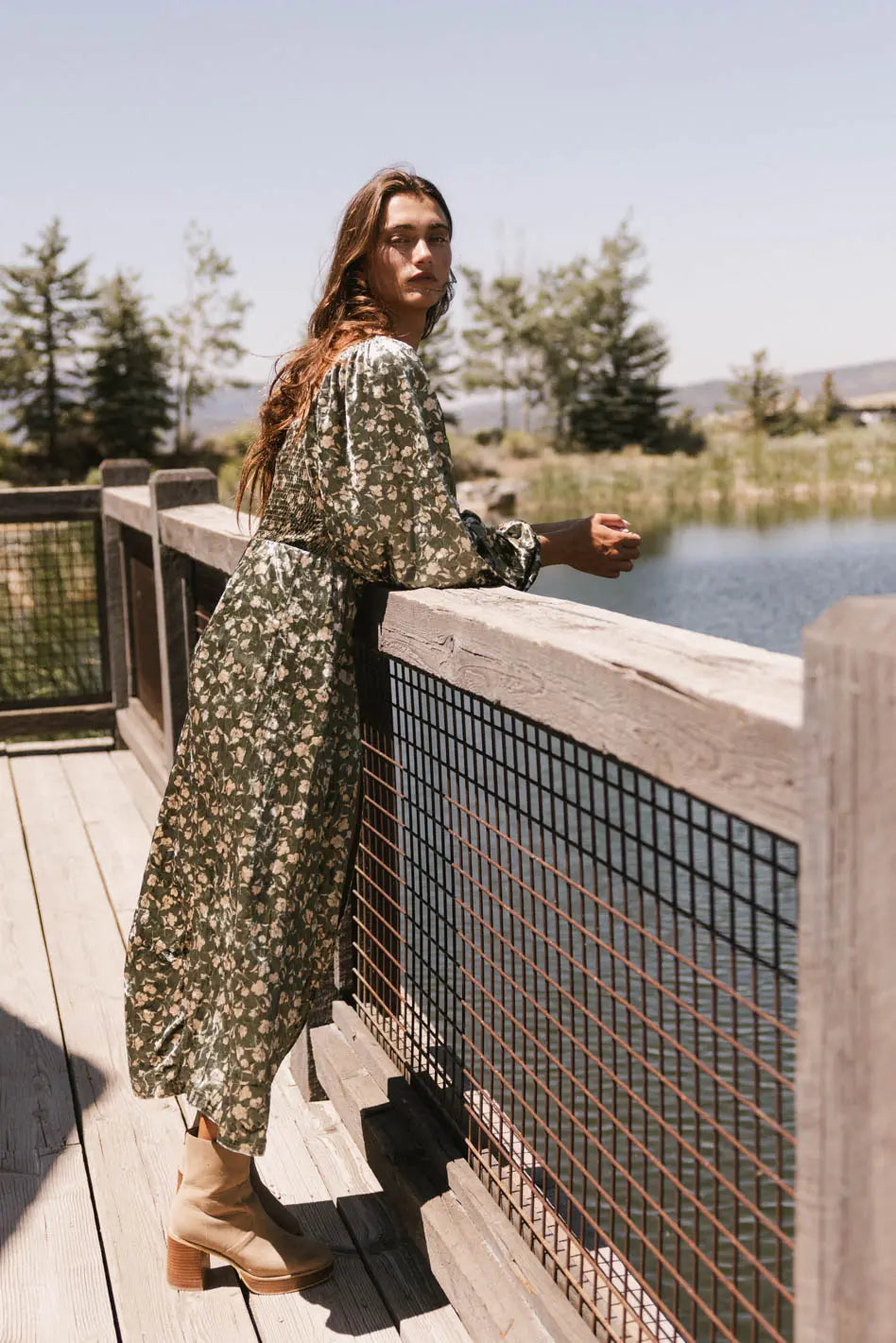 Necali Velvet Midi Dress for Women - Elegant A-Line Party Dress with Short Sleeves - Perfect for Cocktail Parties, Weddings & Evening Events (Final Sale)