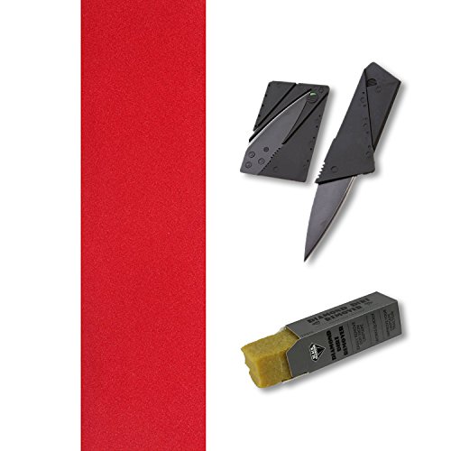 Jessup Skateboard Griptape Panic Red 9