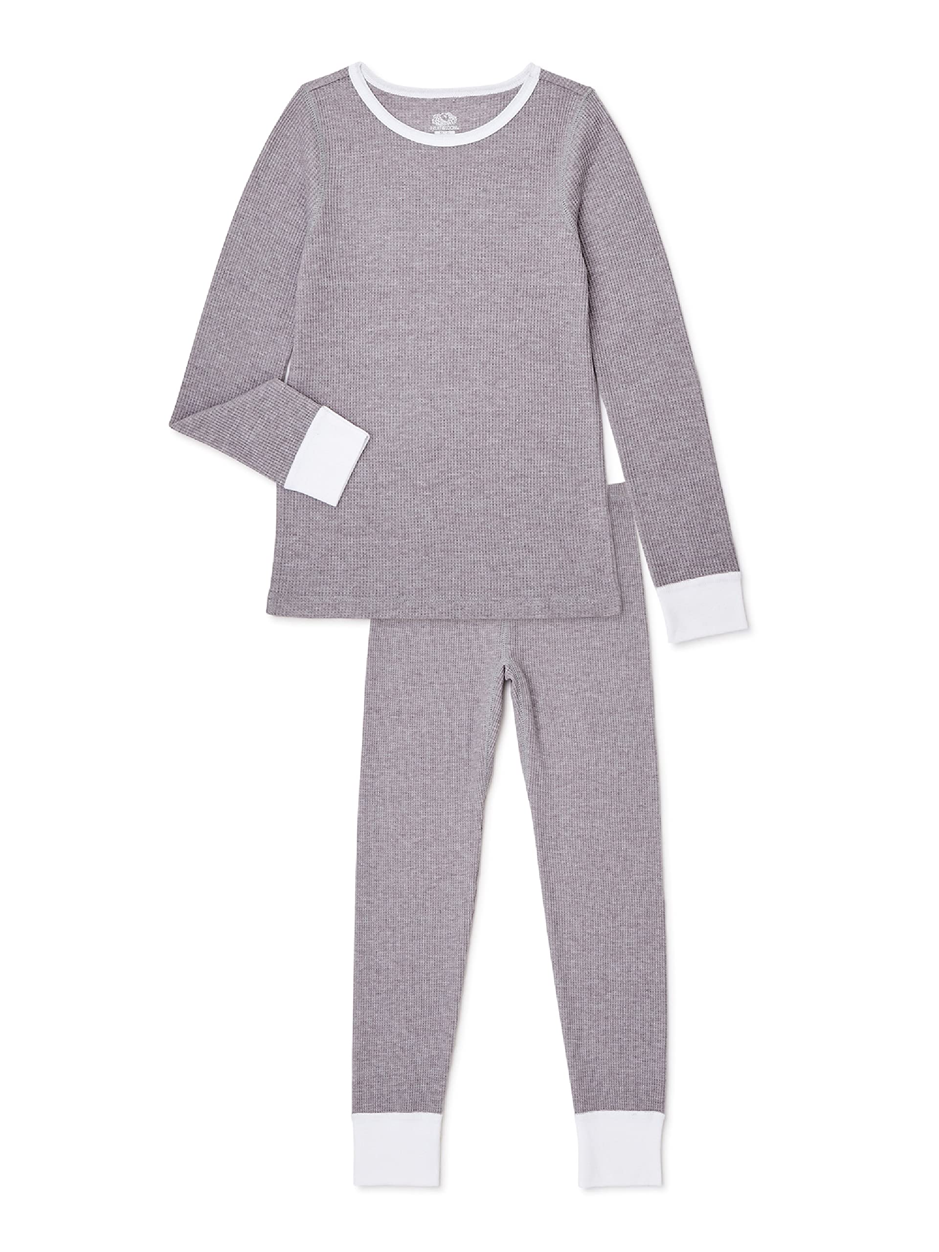 Girls Thermal Underwear Set - Lightweight Waffle Weave Long Johns for Winter - Warm Base Layer (Sizes 4-18) - Perfect for Cold Weather, Snow Activities & Layering Under Clothes