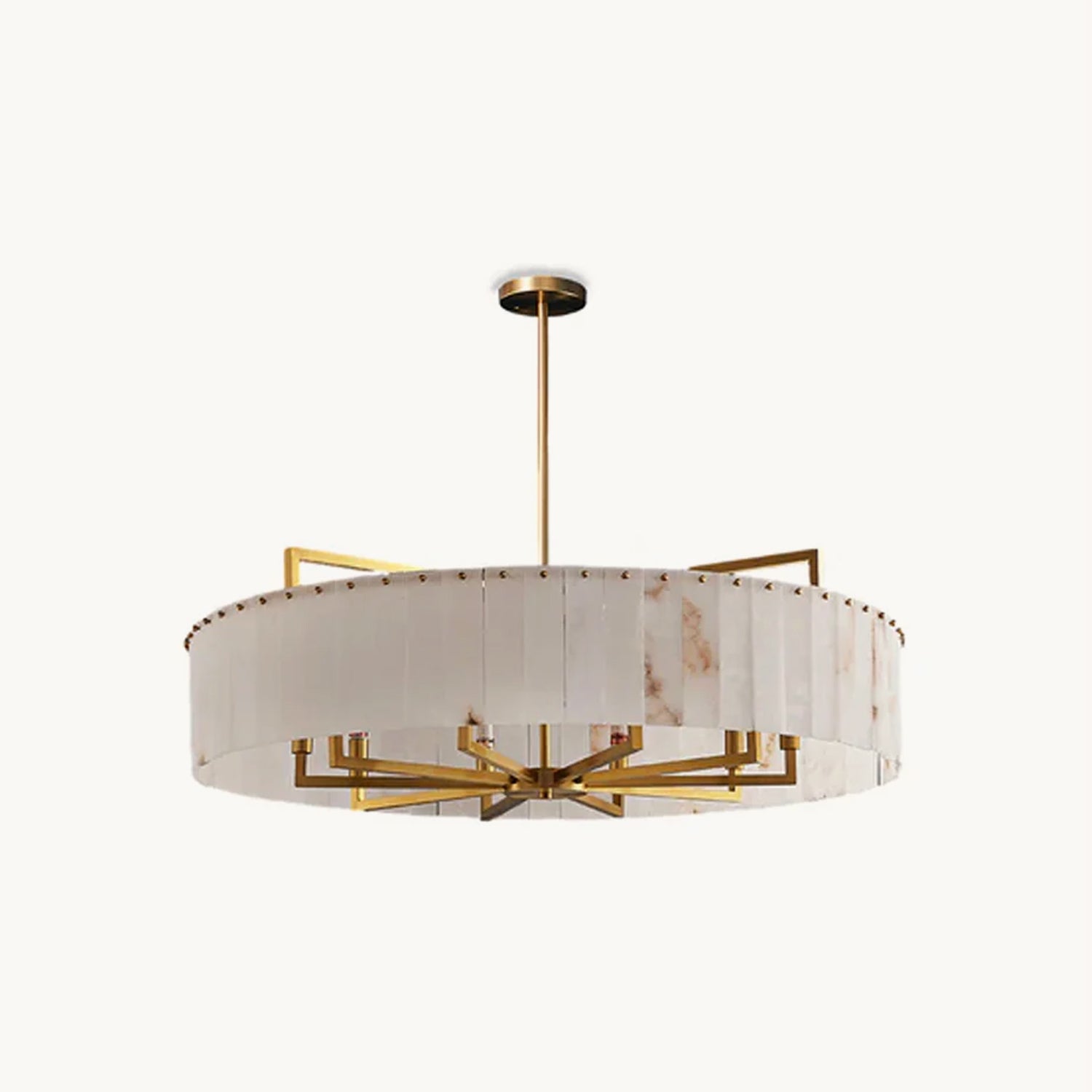 Luxury Marble Chandelier - Modern Crystal Ceiling Light Fixture for Dining Room, Living Room & Bedroom | Elegant Home Decor Lighting