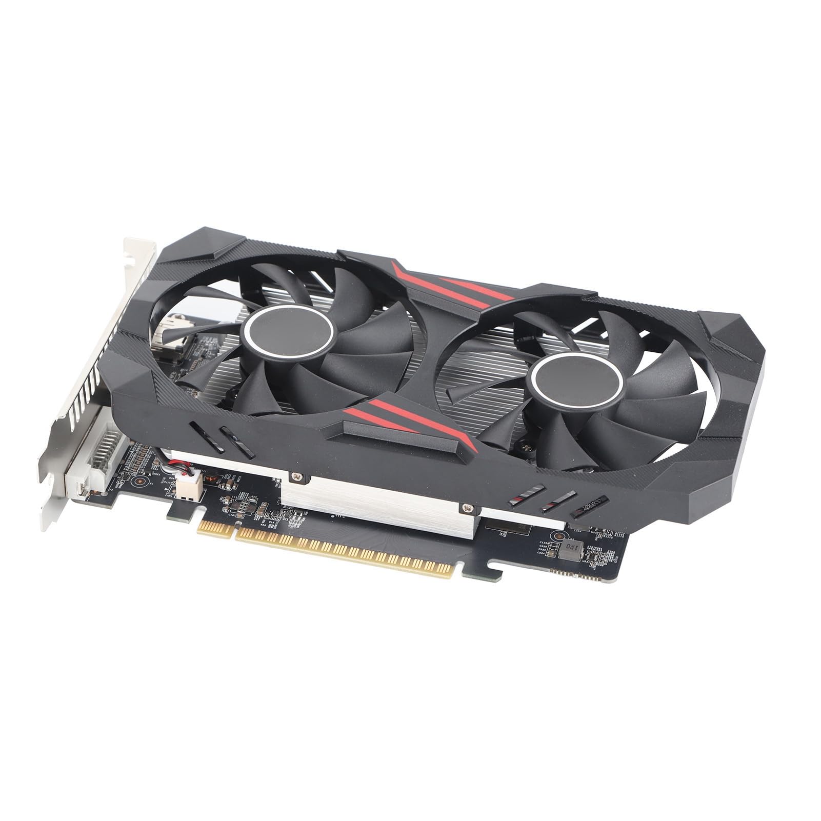 NVIDIA GeForce GTX 1050 Ti 4GB GDDR5 128-bit Gaming Graphics Card - PCIe 3.0 x16, Dual Fan Cooling, DVI & HDMI - High Performance GPU for PC Gaming, Video Editing & 4K Streaming