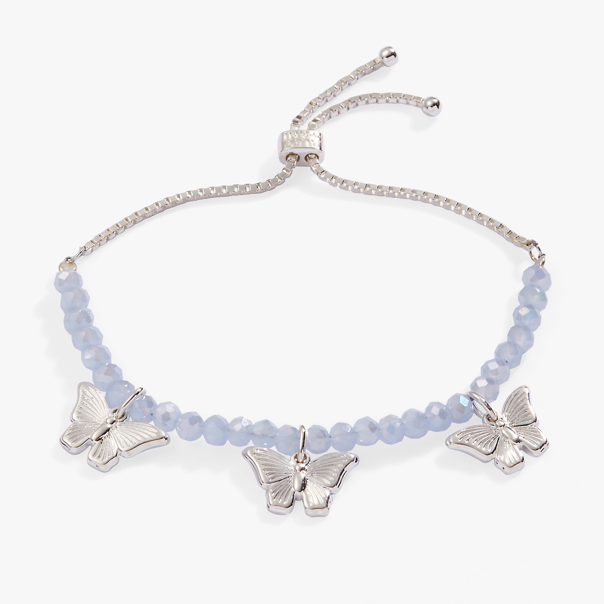 Elegant Butterfly Multi-Charm Bolo Bracelet for Women - Adjustable Beaded Boho Jewelry - Perfect for Parties, Weddings & Everyday Wear
