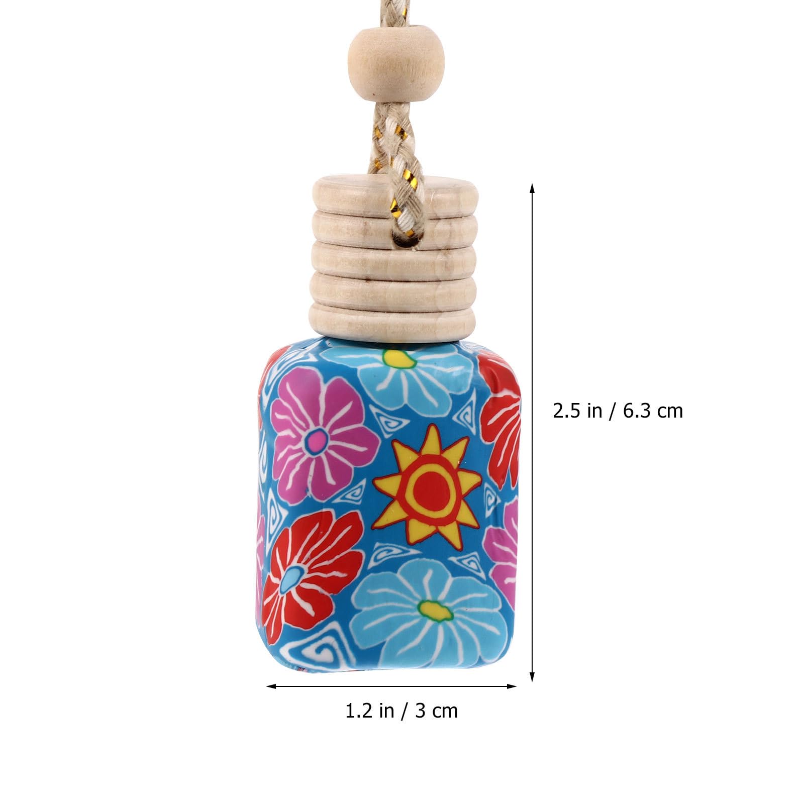 8Pcs Empty Car Air Freshener Bottles - Essential Oil Diffuser & Perfume Bottles for Car, Home, Office - Car Interior Decor & Aromatherapy Accessories - Perfect for Freshening Vehicles, Relaxing Spaces & Gifting