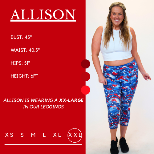 USA Flag Leggings - Patriotic American Flag Print Yoga Pants for Women - Perfect for 4th of July, Workouts & Casual Wear