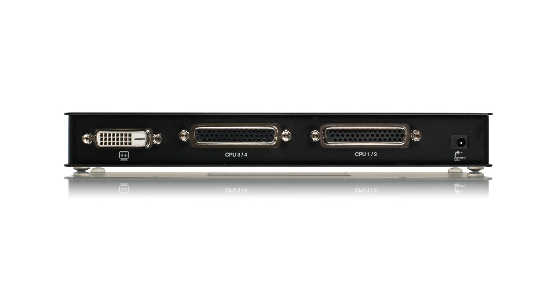 4 Port USB DVI KVM Switch - Seamless Multi-Computer Control for Home & Office Workstations | Perfect for IT Professionals, Gamers & Remote Workers