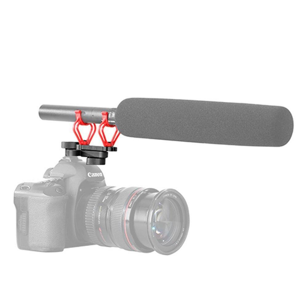 BOYA BY C30 Professional Shock Mount for Shotgun Microphones - Ideal for Vlogging, Podcasting & Field Recording