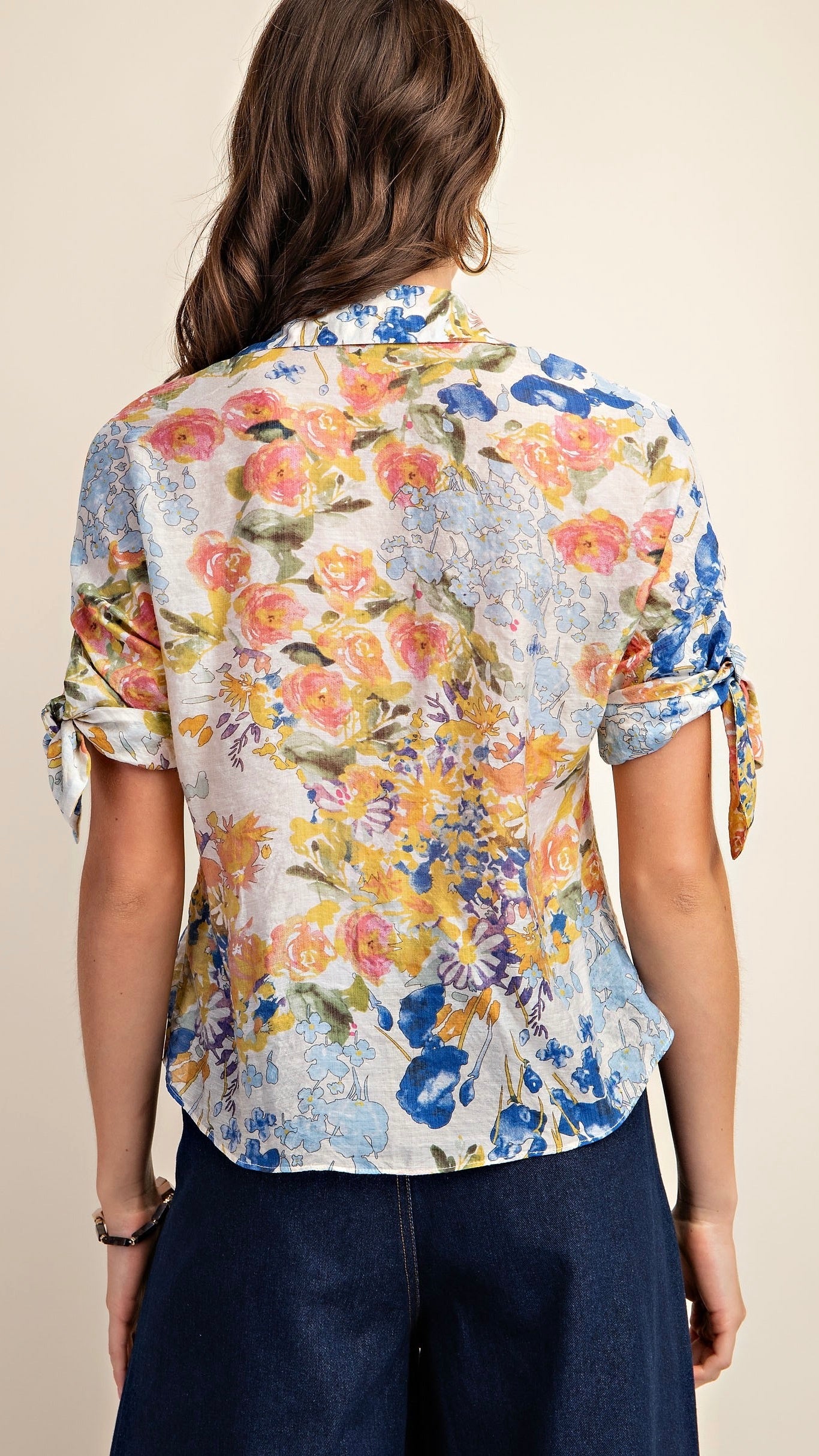 Floral Print Short Sleeve Button Down Shirt for Men - Casual Summer Wear, Office & Outdoor Activities