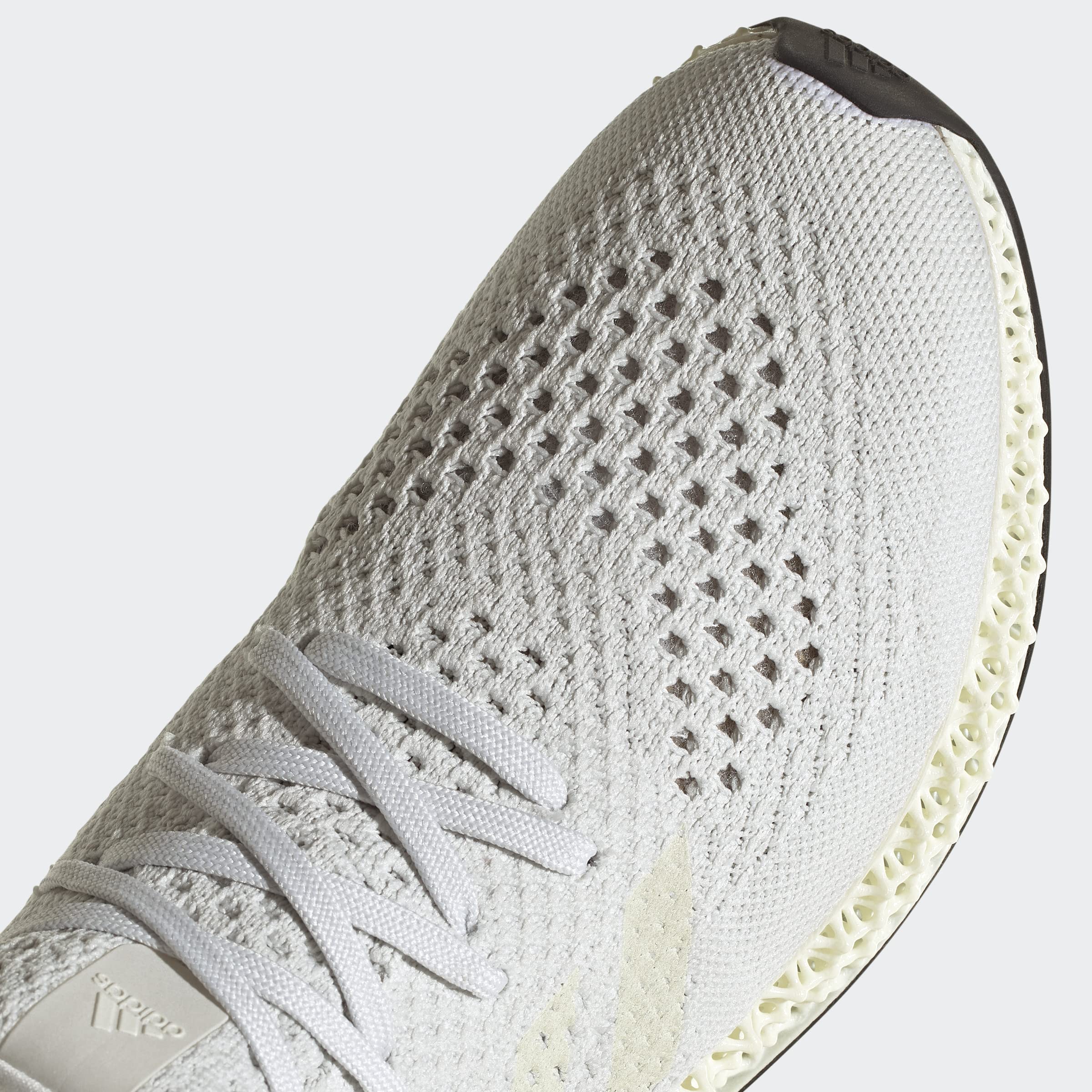 adidas Men's Futurecraft 4D Running Shoes Q46229 - Chalk White - Size 12 US - Lightweight 3D-Printed Midsole for Enhanced Performance - Perfect for Jogging, Gym Workouts & Daily Wear