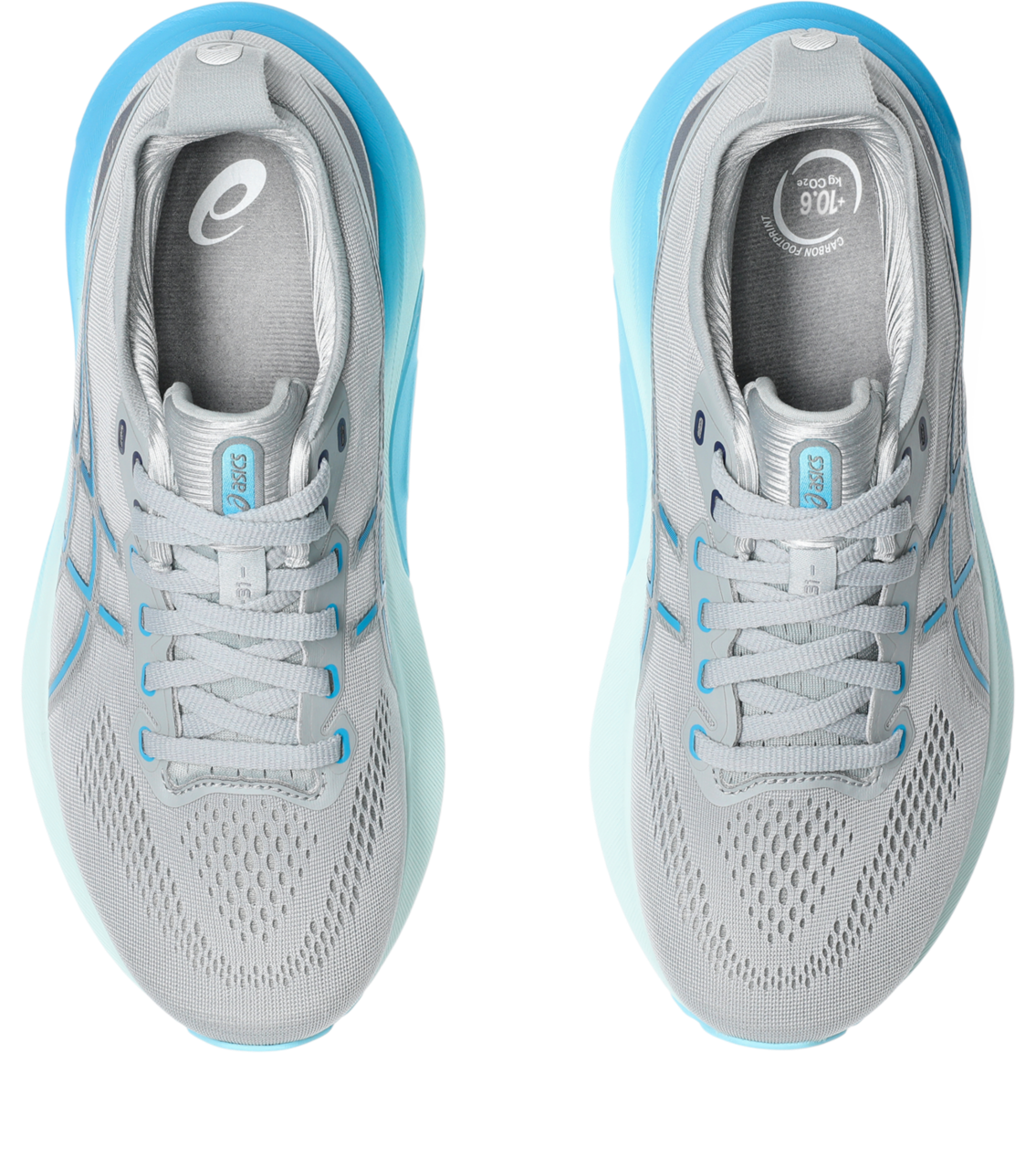 ASICS Women's GEL-Kayano 31 Running Shoes - Piedmont Grey/Digital Aqua - Stability & Cushion for Long Distance Running, Jogging, Gym Workouts