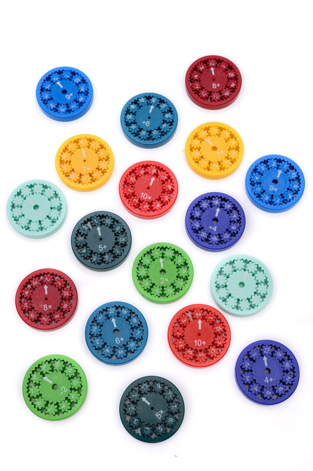Math Fidget Spinner Set - Stress Relief & Focus Tool for Kids & Adults - Perfect for Classroom, Office & Anxiety Relief