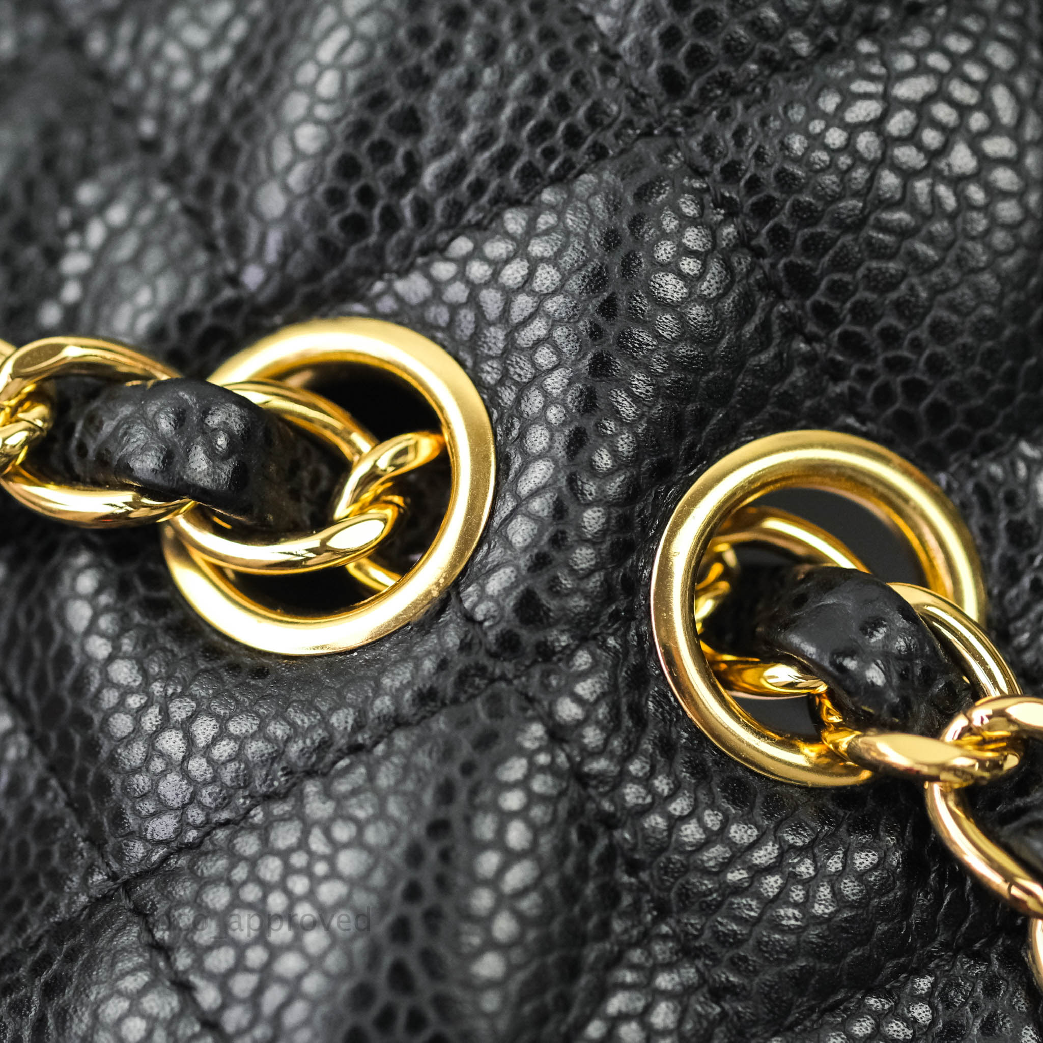 Chanel Classic Medium Double Flap Bag Black Caviar Leather with Gold Hardware - Luxury Shoulder Bag for Women, Perfect for Work, Parties & Special Occasions