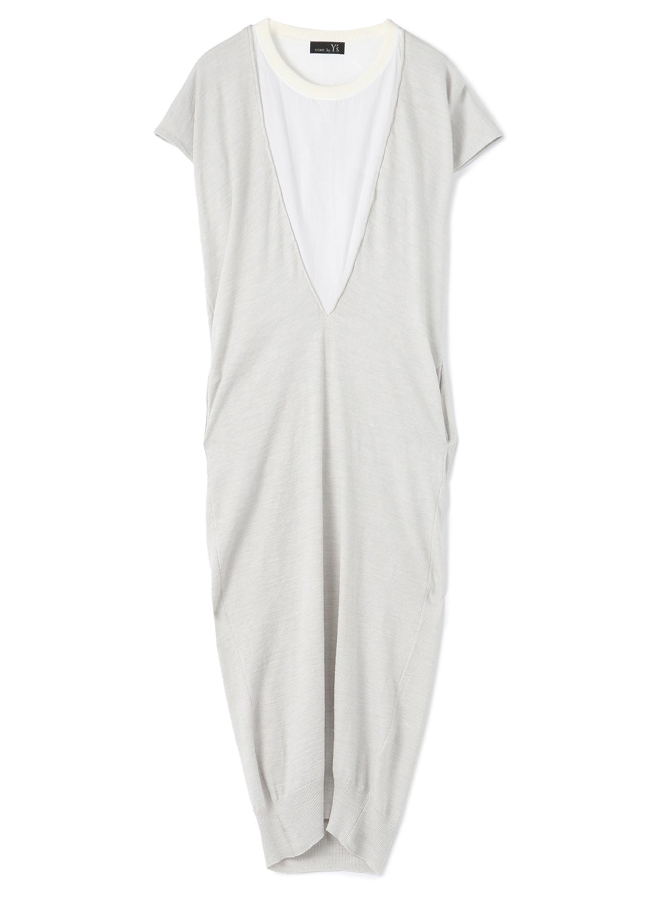 2/34Ry/Ny/Li12G1P Plain Stitch Layer Style Sleeveless Dress - Women's Fashion Layered Summer Dress for Casual Outings and Beach Vacations
