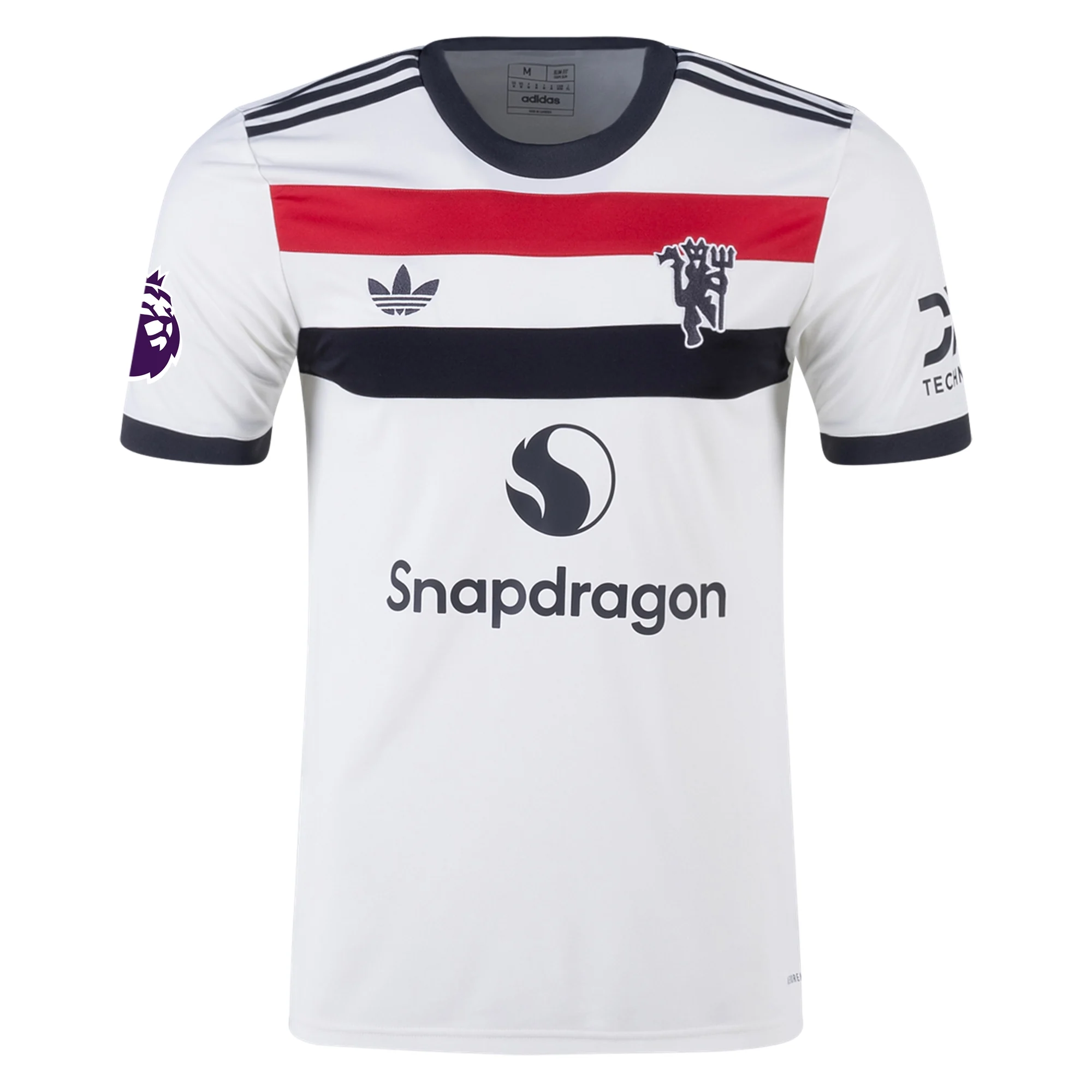 Adidas Manchester United Antony Third Jersey 2024/25 with EPL Patch - Off White | Authentic Football Shirt for Fans & Players - Perfect for Matchdays, Training & Collecting