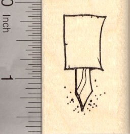 Vegetable Garden Marker Rubber Stamp - Customizable Plant Labels for Organic Gardening - Perfect for Seedlings, Herbs & Home Garden Organization