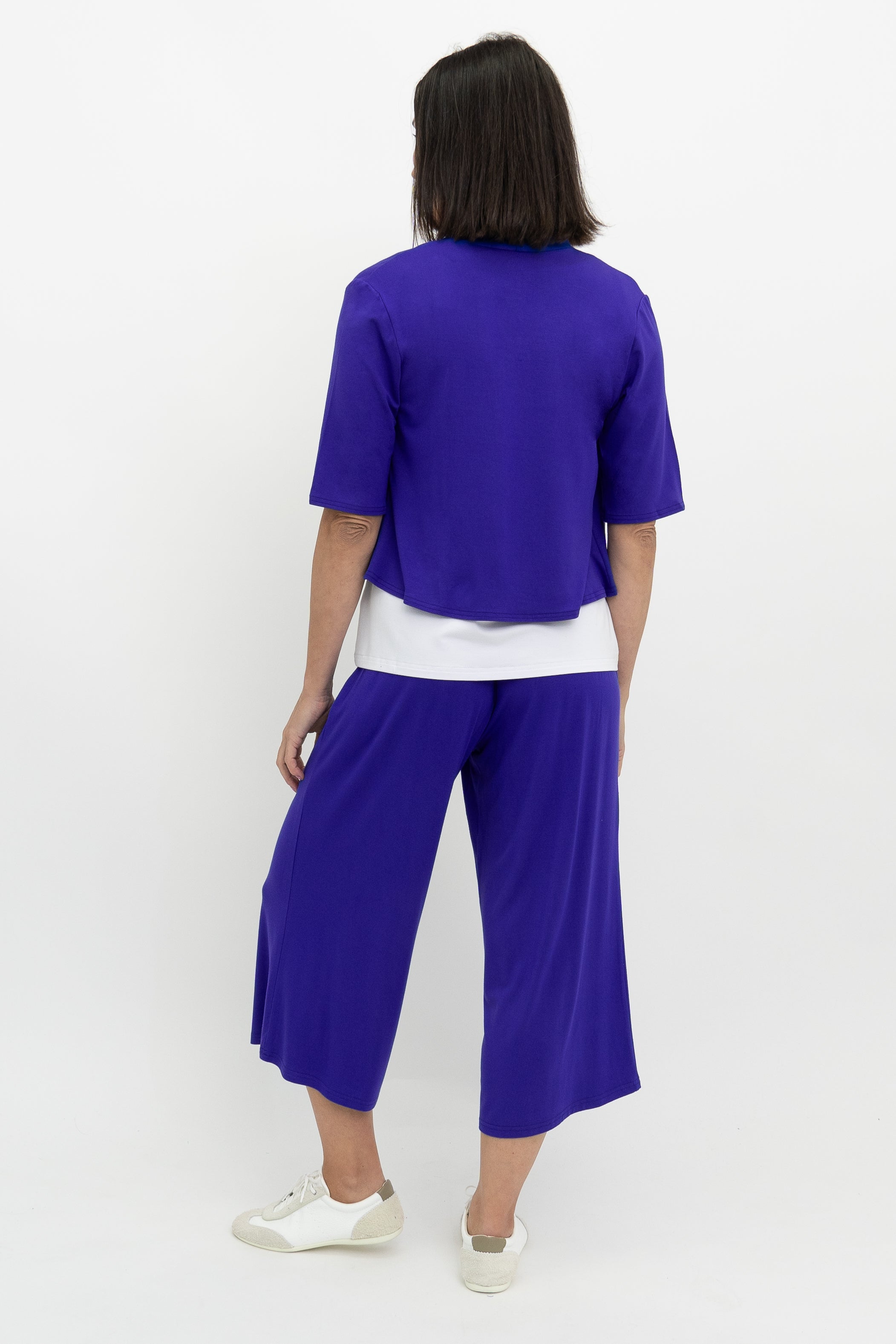 Doda Jacket for Women - Soft Bamboo Fabric, Lightweight & Breathable, Violet Purple Color - Perfect for Outdoor Hiking, Travel & Casual Wear