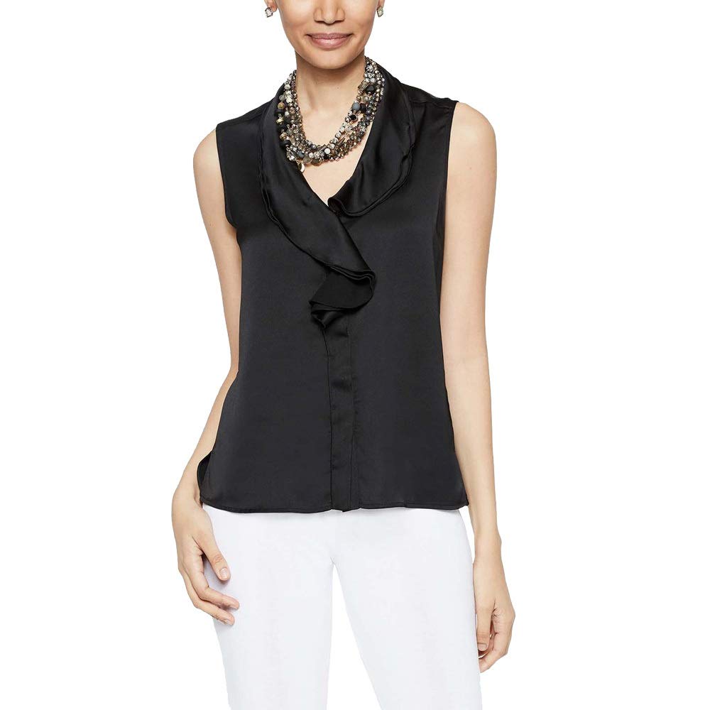 MISOOK Women's Sleeveless Blouse - Pullover Woven Tank Top for Women & Girls, Machine Washable, Lightweight Summer Top for Work, Casual & Vacation Wear