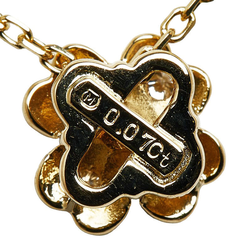 18K Gold Diamond Clover Pendant Necklace for Women - Elegant Four Leaf Clover Jewelry Gift for Birthday, Anniversary & Valentine's Day - Perfect for Everyday Wear & Special Occasions